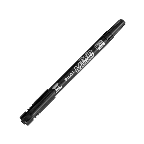 Pilot Twin Recycled Permanent Marker Fine/Extra Fine 